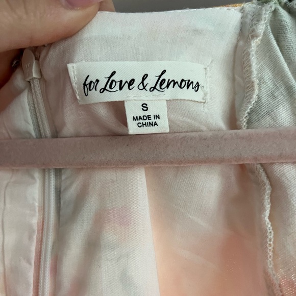 For Love and Lemons Floral Mini Dress - Picture 3 of 6